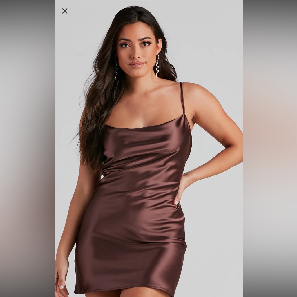 Keep It Sleek Satin Silk Dress